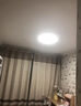 欧普照明欧普led三防防水吸顶灯防虫圆形客厅卧室卫生间浴室阳台厨卫过道 白边35cm白光36瓦 实拍图
