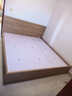 全友家居 北欧原木风板式床1.8米x2米主卧室简约现代家用木板双人床 实拍图