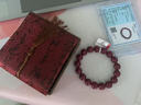 石玥珠宝高含量紫金朱砂手串本命年蛇年护身符转运珠手链男女士款礼物12mm 实拍图