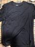 布先生明星同款长袖T恤男士小白T内搭 长袖标准T-圆领-黑色 L(175) 实拍图