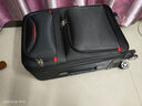 竹貂行李箱耐磨牛津布28英寸大容量男拉杆箱女万向轮旅行箱密码箱皮箱 黑色-耐磨牛津布 22英寸 【放心购，赠送运费险】 实拍图