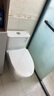 九牧（JOMOO）马桶 家用虹吸式马桶大冲力节水坐便器 防臭瞬冲 易洁抗菌马桶 易洁无棱-双旋暴风冲11396-400坑 实拍图