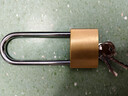 梅花（BLOSSOM）铜挂锁 u型锁 防水防锈长梁门锁 车厢柜门锁55MM BC076L 实拍图