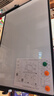 比比牛 90*60cm支架式白板 双面升降儿童画板 家用黑板写字板 BBNV-H6090X 实拍图