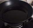 京严炒锅章丘款铁锅无涂层炒菜不粘锅家用精铁锅具燃气电磁炉用已开锅 【燃气灶专用】适合2-3人  赠盖铲  直径 30cm 百年工艺｜传统铁锅｜健康不沾 实拍图