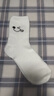 【冬季必备】水貂绒袜子加厚保暖可爱女生白色卡通表情毛茸茸袜子 出厂价-随机【1双装】 35-42码 实拍图