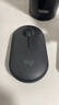 罗技（Logitech）时尚系列 PEBBLE鼠标 无线蓝牙鼠标 办公静音鼠标 女性鼠标对称鼠标 鹅卵石造型 石墨黑 实拍图