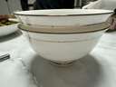 陶相惠 陶瓷饭碗4.5英寸汤碗家用餐具骨瓷防烫高脚米饭碗10只套装微波炉 实拍图