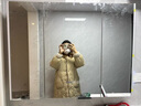 浴美优品智能浴室镜柜单独挂墙式多功能带灯插座卫生间吹风机架收纳可定制 奶茶色100cm多功能智能全镜柜 实拍图