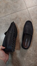 康奈男士皮鞋日常百搭舒适套脚懒人乐福鞋商务休闲鞋牛皮轻质黑色40 实拍图