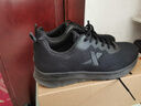 特步运动鞋男跑步鞋冬季网面透气轻便减震正品男子跑鞋休闲鞋子黑色 实拍图