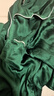 金三塔真丝睡衣女套装100%桑蚕丝[丝滑亲肤]可外穿居家服情人节礼物 宝石绿 M 实拍图