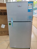 志高（CHIGO）小冰箱迷你小型家用冷藏冷冻两用宿舍出租房用双门办公室电冰箱节能省电 【一级能效】98L银色【三天约一度电】 实拍图