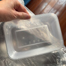 特美居（temeiju）一次性饭盒长方形透明塑料快餐盒加厚带盖打包盒餐具50套装500型 实拍图
