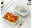 乐扣乐扣 大容量耐热密封玻璃保鲜盒 便当餐盒零食品水果盒 带饭包 750ml 实拍图