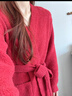 静韵【深睡衣70】超柔软半边绒25年秋冬季女款睡衣三件套家居服套装 晒单实拍图