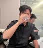 杉杉【莱赛尔】长袖衬衫男免烫抗皱商务休闲条纹衬衫 绿条纹 41  实拍图