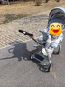 丸丫T6-2遛娃神器高景观婴儿推车可坐可躺轻便折叠可换向冰川蓝PLUS 实拍图