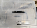 SPACEXPERT 衣物收纳箱特大号塑料整理箱车载储物箱50L透明 1个装 带提手 实拍图