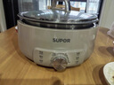 苏泊尔（SUPOR）0涂层不锈钢电火锅 分体电煮锅 火锅专用锅 家用多功能电热锅 3L涮肉锅 H30YK776 实拍图