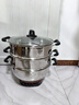 惠当家（Hui Dang Jia）电蒸锅电锅多功能电热锅电炒锅家用电蒸锅一体电煮锅加厚304不锈钢电火锅G08-32双 实拍图
