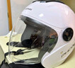 凤凰（Phoenix）新国标A类3C认证电动车摩托车头盔双镜片防雾亮白围脖男女四季通用电瓶车3/4半盔冬季保暖安全帽 实拍图