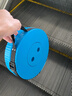 星恺 折叠凳子伸缩凳户外便携式小凳子塑料凳圆凳板凳 HK5077彩虹天蓝 实拍图
