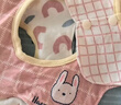 爱贝迪拉（AIBEDILA）婴儿口水巾纯棉围嘴360度旋转宝宝用品口水兜新生儿防水围兜4条装 实拍图