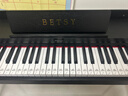 贝琪（Betsy）电钢琴重锤88键成人家用初学者专业考级家用书桌立式翻盖电子钢琴 B126力度键-木纹黑 高配(琴+学琴礼包+双人琴凳） 实拍图