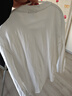 凡客诚品（VANCL）凡客精梳棉纯棉长袖t恤圆领长袖日常百搭 白色 2XL /140-160斤 实拍图