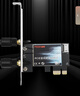 魔羯（MOGE）Intel AC7265芯片千兆网卡WiFi5 PCI-E电脑台式机内置网卡双频1200M蓝牙4.2英特尔无线网卡 MC2244 实拍图