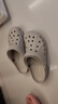 CROCS卡骆驰洞洞鞋贝雅男鞋女鞋轻便耐磨一脚蹬拖鞋休闲鞋|10126 卵石色-2V3 41 /42(260mm) 实拍图