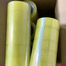 得力(deli)高品质透明黄封箱胶带打包 60mm*100y*48μm  24卷整箱装 封箱器 办公用品 JD420 实拍图