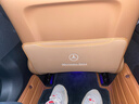 车酷威廉适用24款-26款奔驰新E级E300L后排座椅防踢垫E260L改装饰车内用品 24款-26款E级【桐咖棕】2片装 实拍图