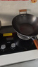 中康铁锅炒锅不粘锅经典款深氮平底锅精铁无涂层电磁炉燃气通用套装 实拍图