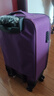 卡帝乐鳄鱼牛津布行李箱登机箱皮箱拉杆箱男女结实耐用密码扩容万向轮旅行箱 紫色（升级版容量扩展） 22英寸 实拍图