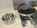 康巴赫（KOBACH）厨房必备套装锅具304不锈钢蜂窝不粘炒锅平底煎锅汤锅礼盒装礼赠 【喜庆礼盒】炒煎汤 3件套 实拍图