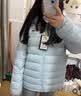 骆驼（CAMEL）【轻羽羽绒服】2025新款户外轻薄时尚连帽保暖男女外套7002 远山蓝，W35CR07002，男女同款 L 实拍图