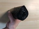 e洁抽绳垃圾袋抽绳加厚黑色45*50cm*120只1.3丝单面家用手提穿绳免撕 实拍图