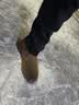 回力男鞋雪地靴冬季加绒加厚保暖懒人一脚蹬棉鞋 3200 深驼色 41  实拍图
