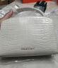 CHARLES&KEITH鳄鱼纹凯莉包手提斜挎婚包包女包生日礼物新年礼物CK2-50270880-1 Ivory象牙色 S 实拍图