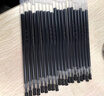 得力（deli）0.5mm办公大包装拔帽中性笔替芯 学生全针管签字笔芯 黑色60支/桶 S211 实拍图