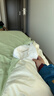 水星家纺二合一被子冬被 大豆子母被子冬季A类纤维被芯约7.2斤200*230cm白 实拍图