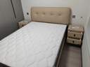 全友家居 奶油风头层牛皮茉伊真皮床头软包靠背卧室家用1.5米双人大床 实拍图