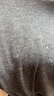 优衣库女装3D精纺美利奴羊毛罗纹圆领针织衫/5分袖480188 07 青灰色 M /160/84A 实拍图