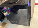爱国者（aigo）JV13黑色 电脑台式主机箱 桌面matx小机箱（透明侧板/ITX主板/240水冷/RGB灯条） 实拍图