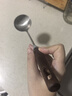 京东京造 锅铲三件套 304不锈钢炒菜铲子汤勺漏勺木柄迷你厨具套装 实拍图
