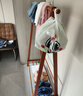 家逸衣帽架实木落地衣架卧室挂衣架可折叠衣架简约衣服架子榉木120cm 实拍图