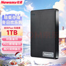 纽曼（Newsmy）1TB 移动硬盘机械  双盘备份 清风Plus系列 USB3.0 2.5英寸 风雅黑 海量存储 手机连接 格纹设计 实拍图