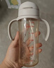 贝亲（Pigeon）自然成长翻盖直饮吸管 大童奶瓶330ml 经典款 18月+  AA278 实拍图